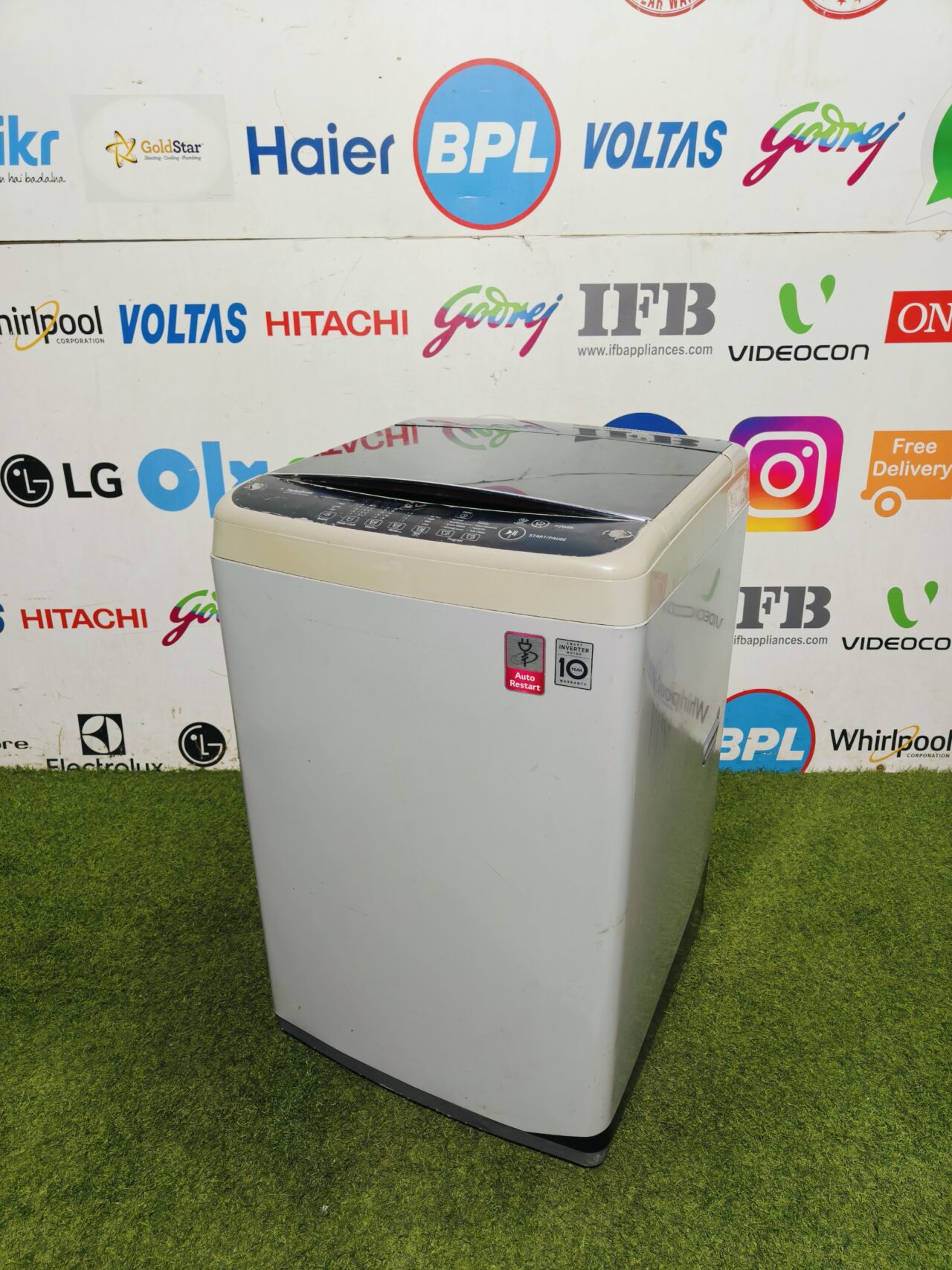 LG smart inverter turbo drum 6.5 kg fully automatic top load washing machine - Image 5