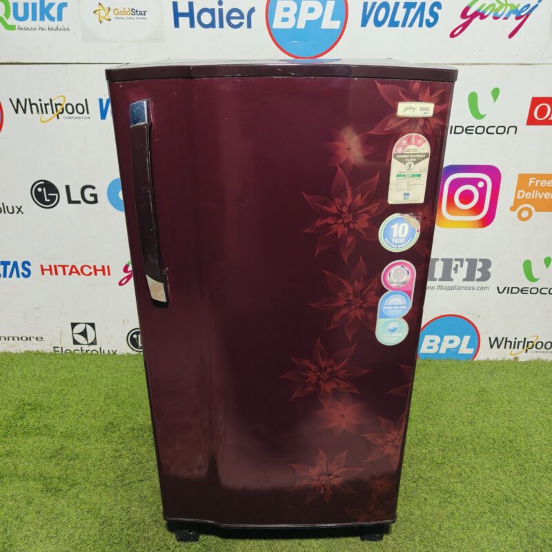 Godrej Edge 4 Star Energy Rating Inbuilt Stabiliser 190 Ltr Single Door Refrigerator (Refurbished)