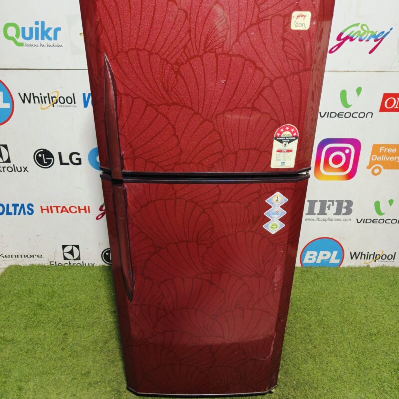Godrej Eon 5 star energy rating inbuilt stabiliser 240 lte gently used double door refrigerator (Refurbished)
