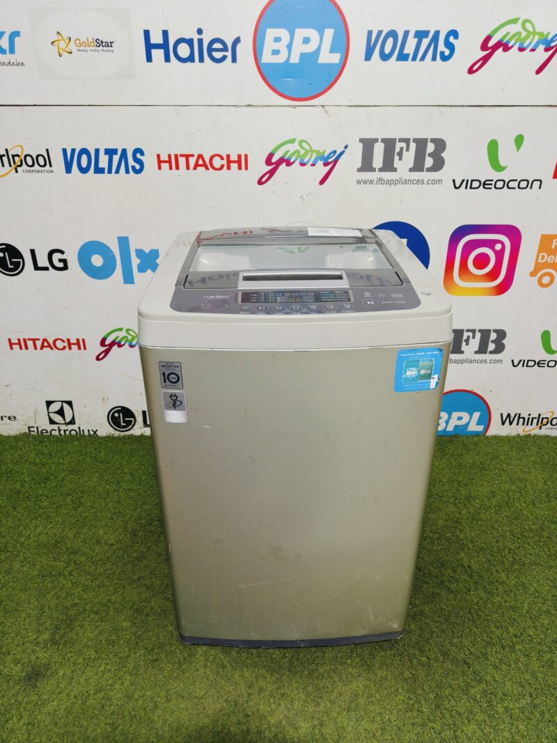 LG smart inverter with jet spray and auto restart 6.5 kg fully automatic top load washing machine