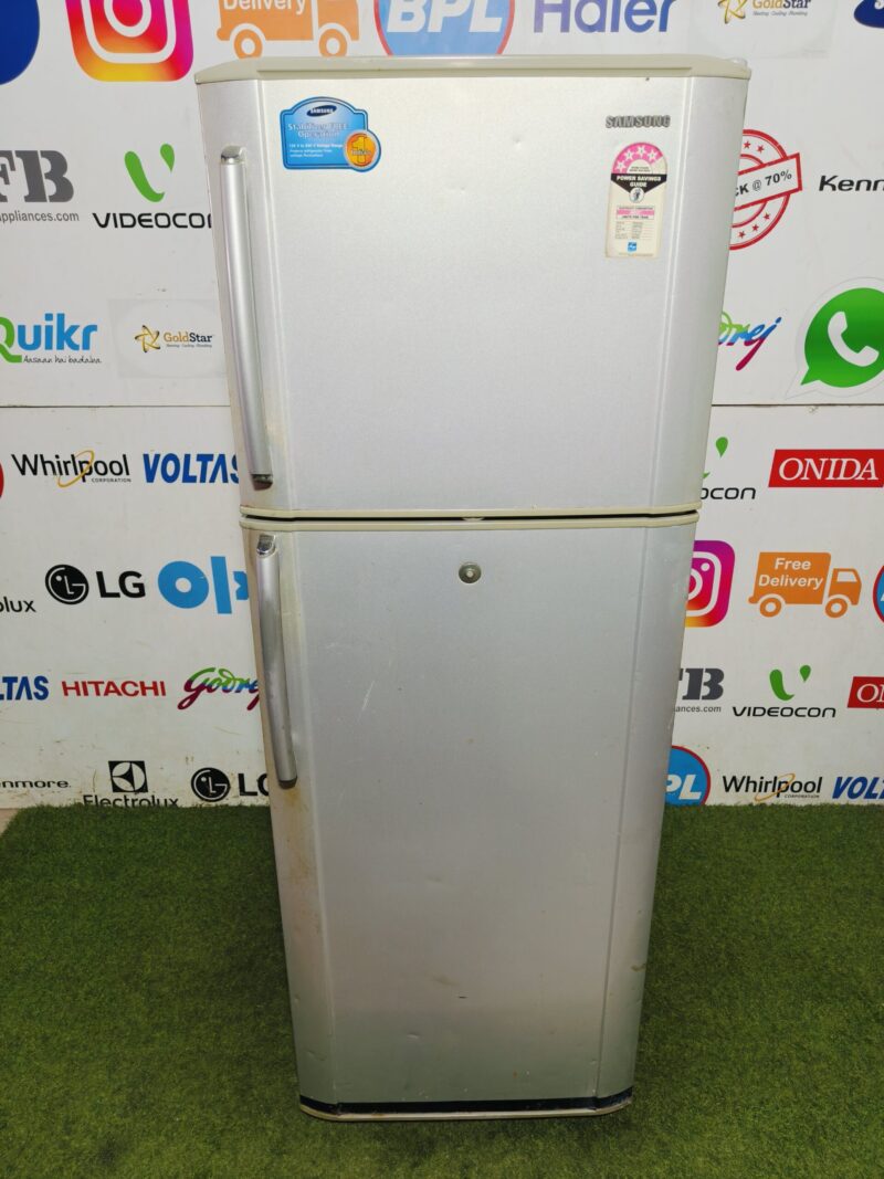 Samsung 4 star energy rating inbuilt stabiliser 320 lte double door refrigerator (Refurbished)