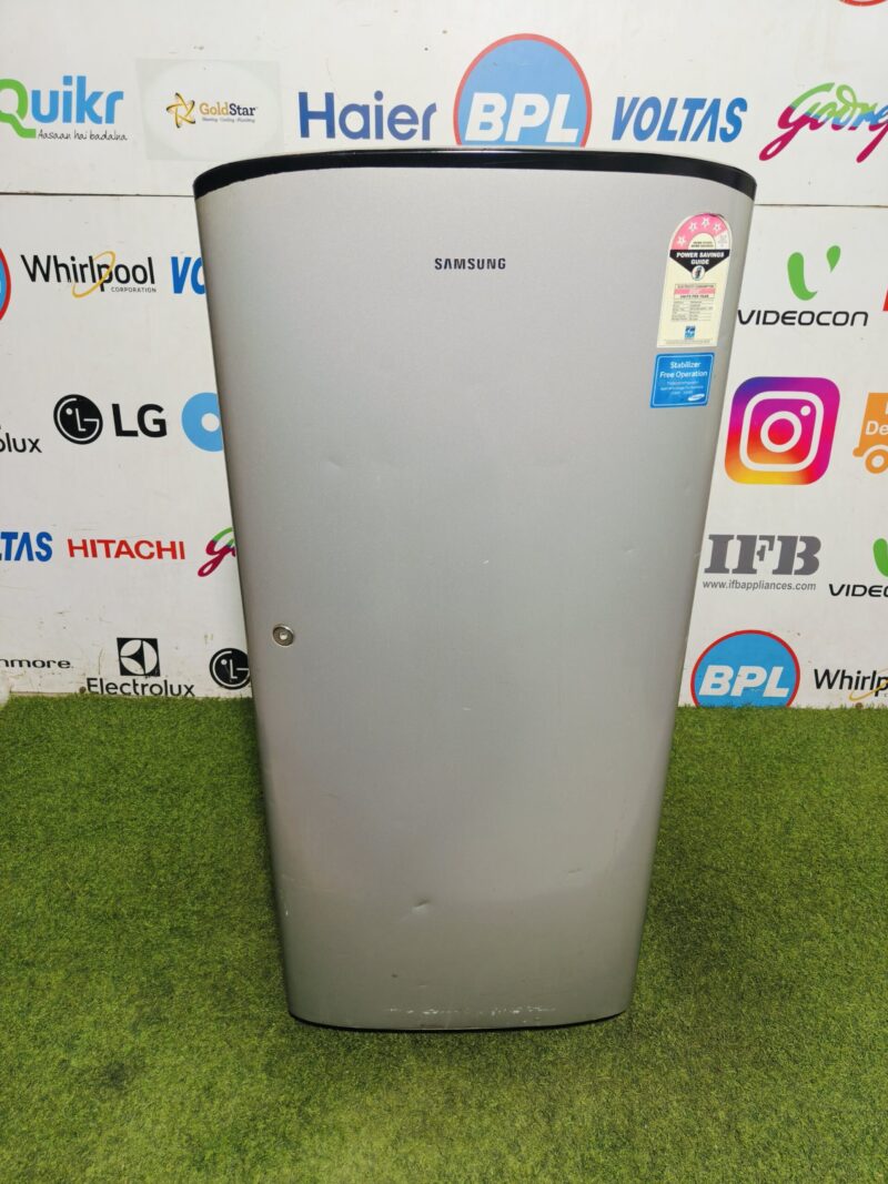Samsung 4 star energy rating inbuilt stabiliser 190 lte gently used single door refrigerator (Refurbished)