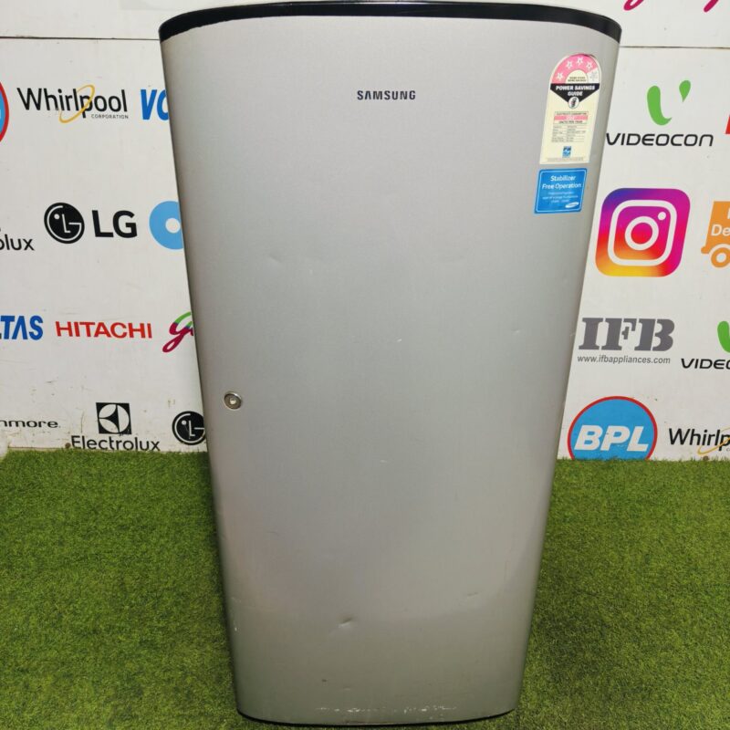 Samsung 4 star energy rating inbuilt stabiliser 190 lte gently used single door refrigerator (Refurbished)