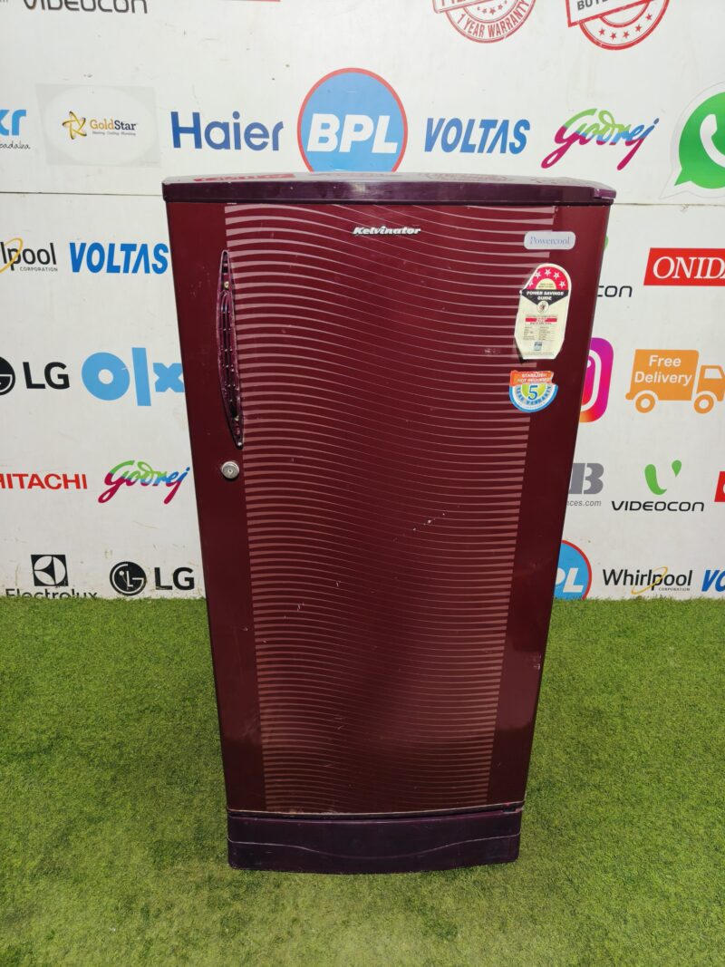 Kelvinator power cool 5 star energy rating inbuilt stabiliser 190 lte single door refrigerator
