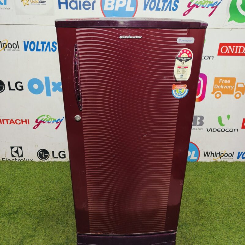 Kelvinator power cool 5 star energy rating inbuilt stabiliser 190 lte single door refrigerator (Refurbished)