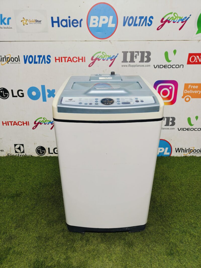 Samsung diamond drum ag+ silver wash technology 6.5 kg gently used fully automatic top load washing machine