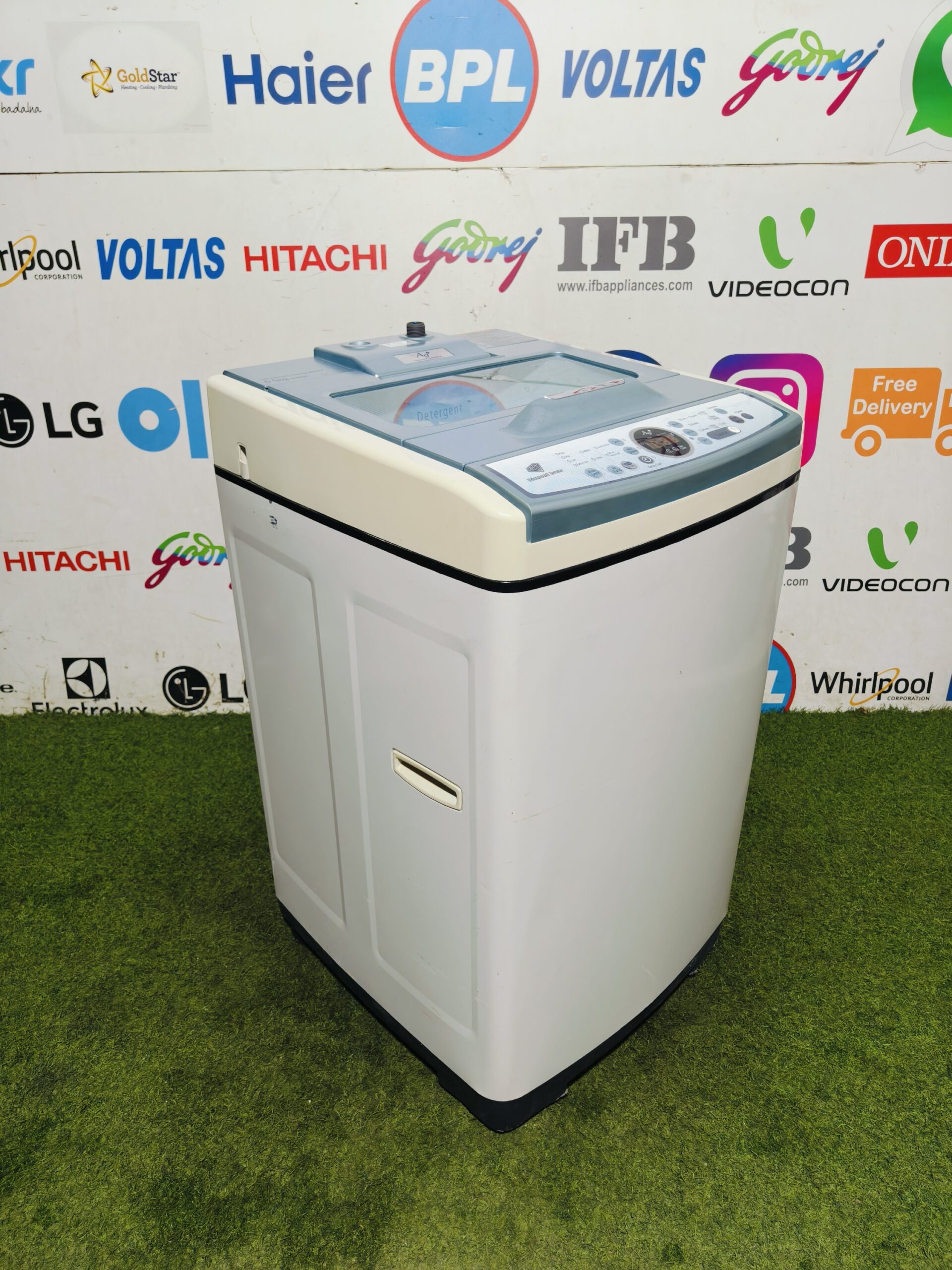 Samsung diamond drum ag+ silver wash technology 6.5 kg gently used fully automatic top load washing machine (Refurbished) - Image 5