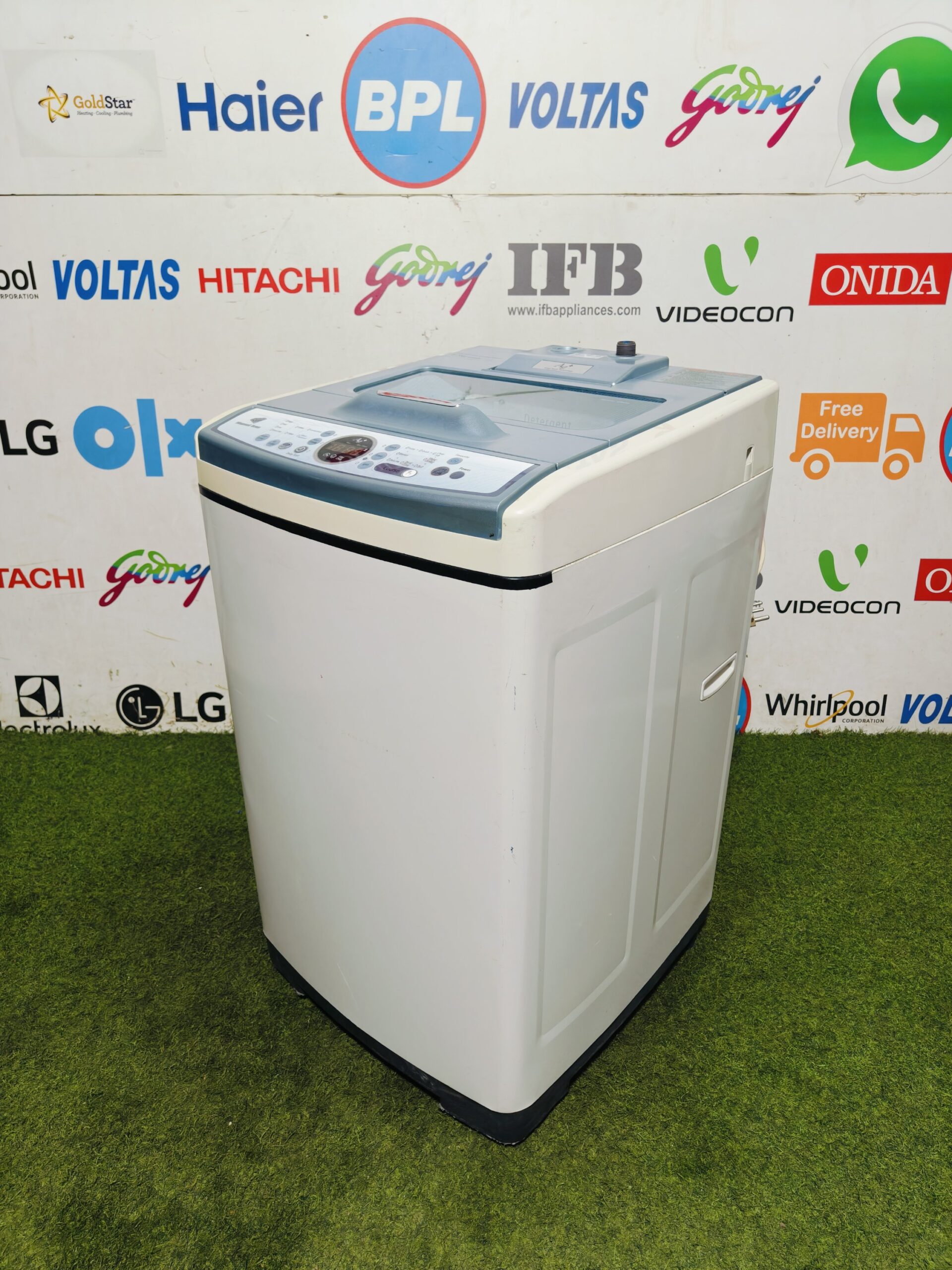 Samsung diamond drum ag+ silver wash technology 6.5 kg gently used fully automatic top load washing machine (Refurbished) - Image 4
