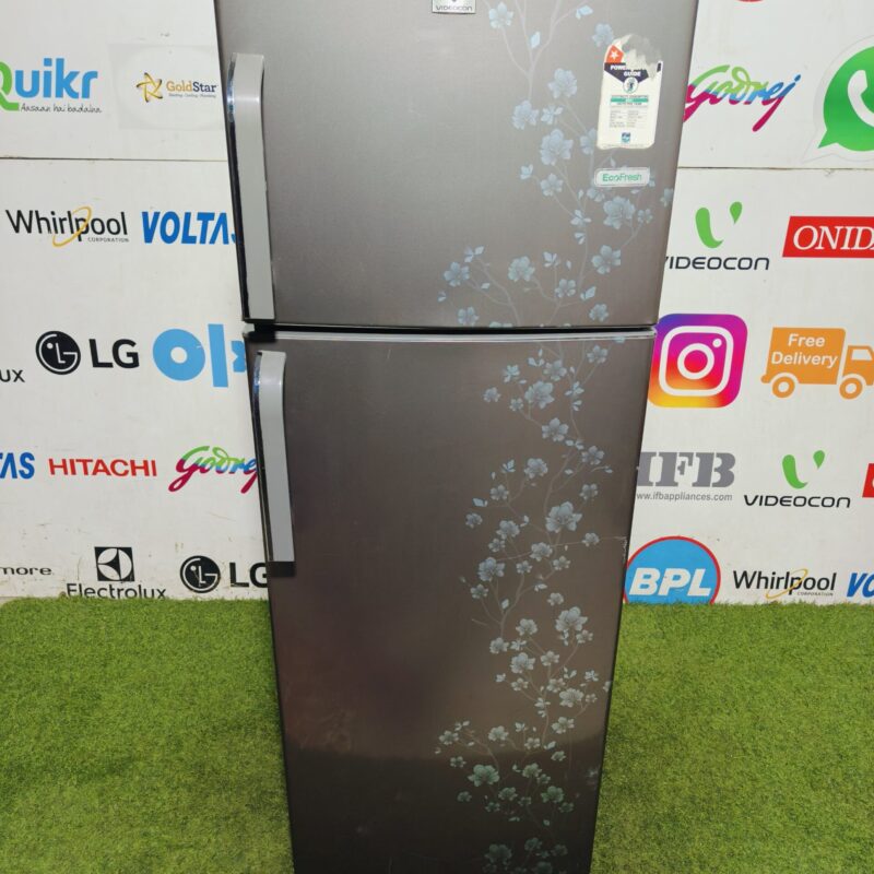 Videocon eco fresh 240 lte inbuilt stabiliser double door gently used refrigerator (Refurbished)