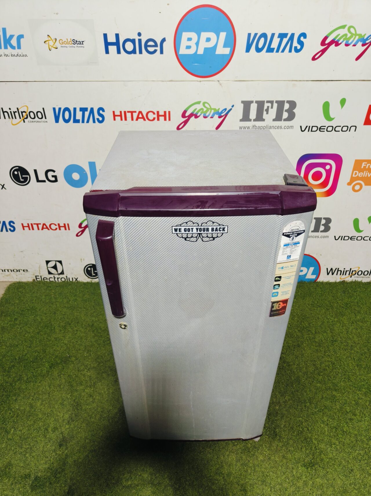 Haier 170 lte gently used single door refrigerator - Image 2