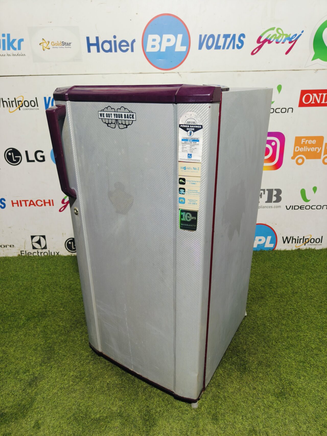 Haier 170 lte gently used single door refrigerator - Image 5