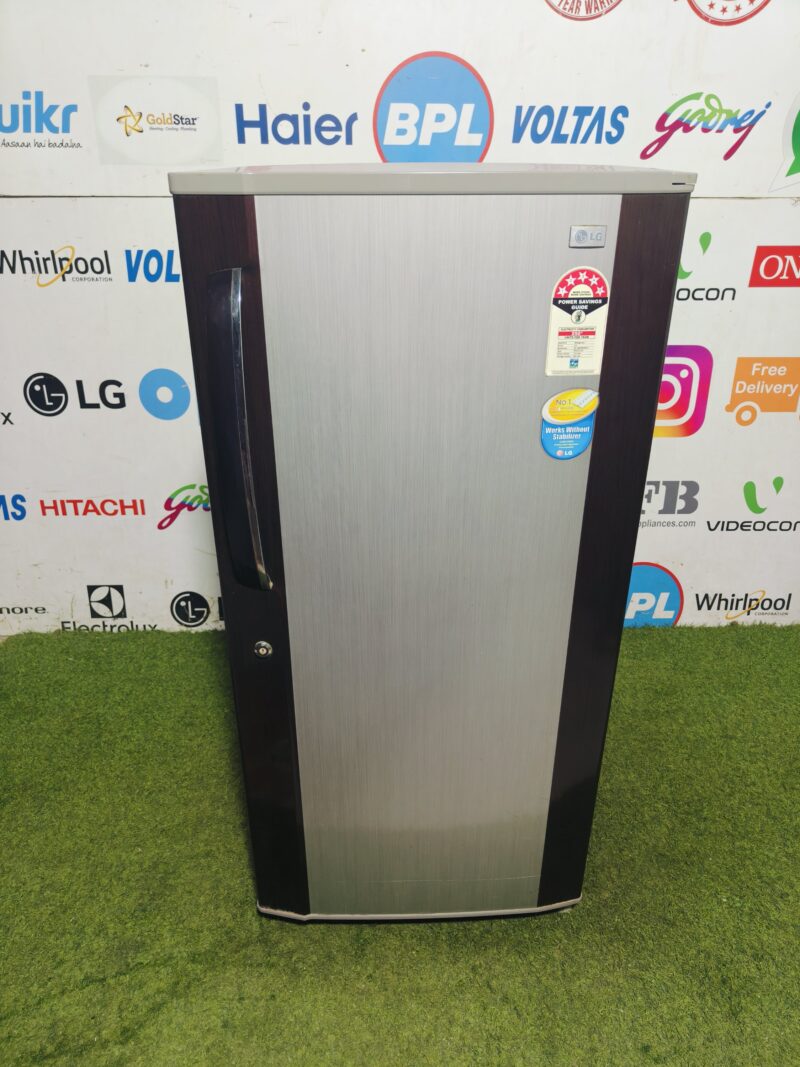 LG 5 star energy rating inbuilt stabiliser 190 lte gently used single door refrigerator