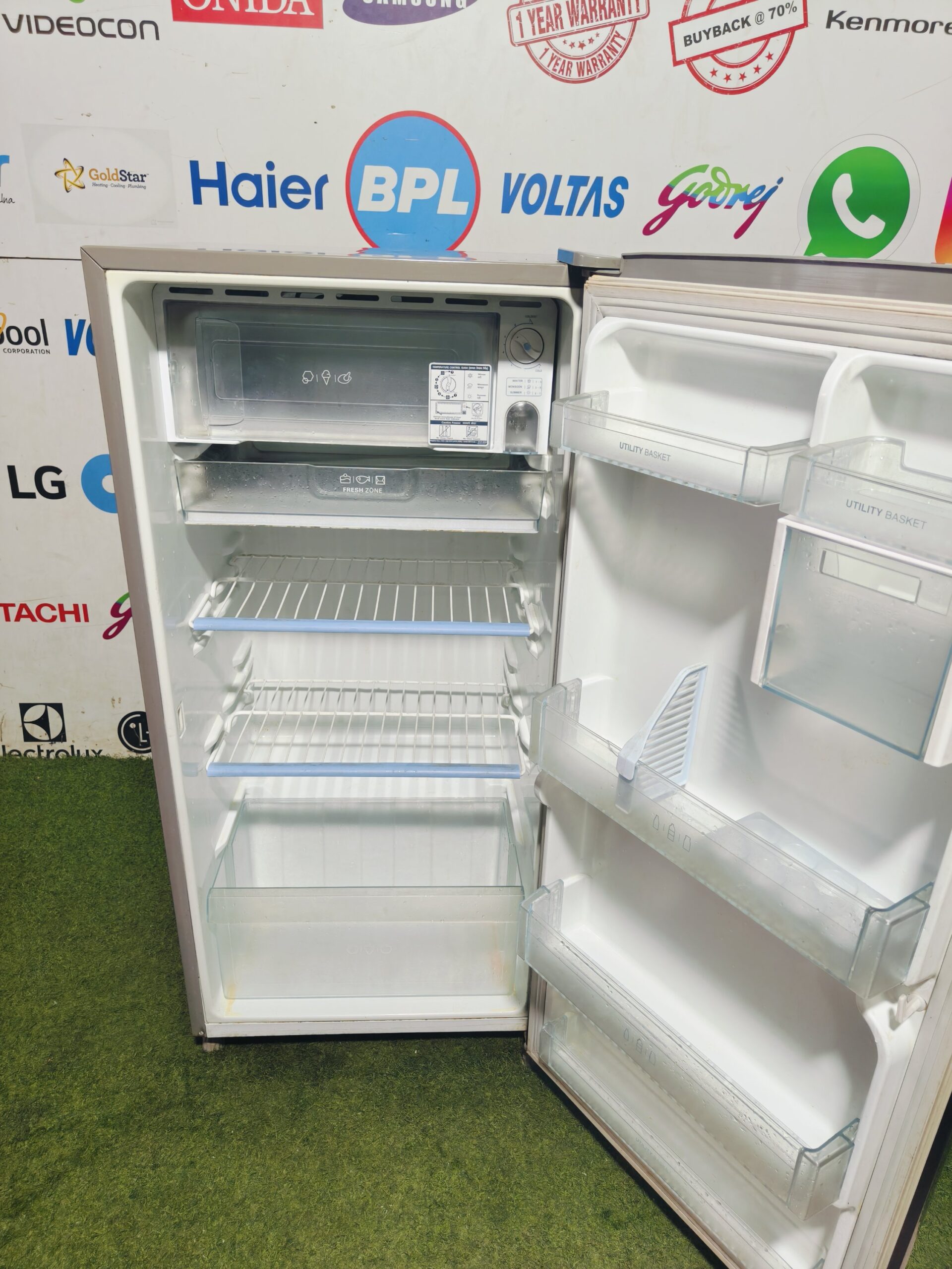 LG 5 star energy rating inbuilt stabiliser 190 lte gently used single door refrigerator (Refurbished) - Image 3