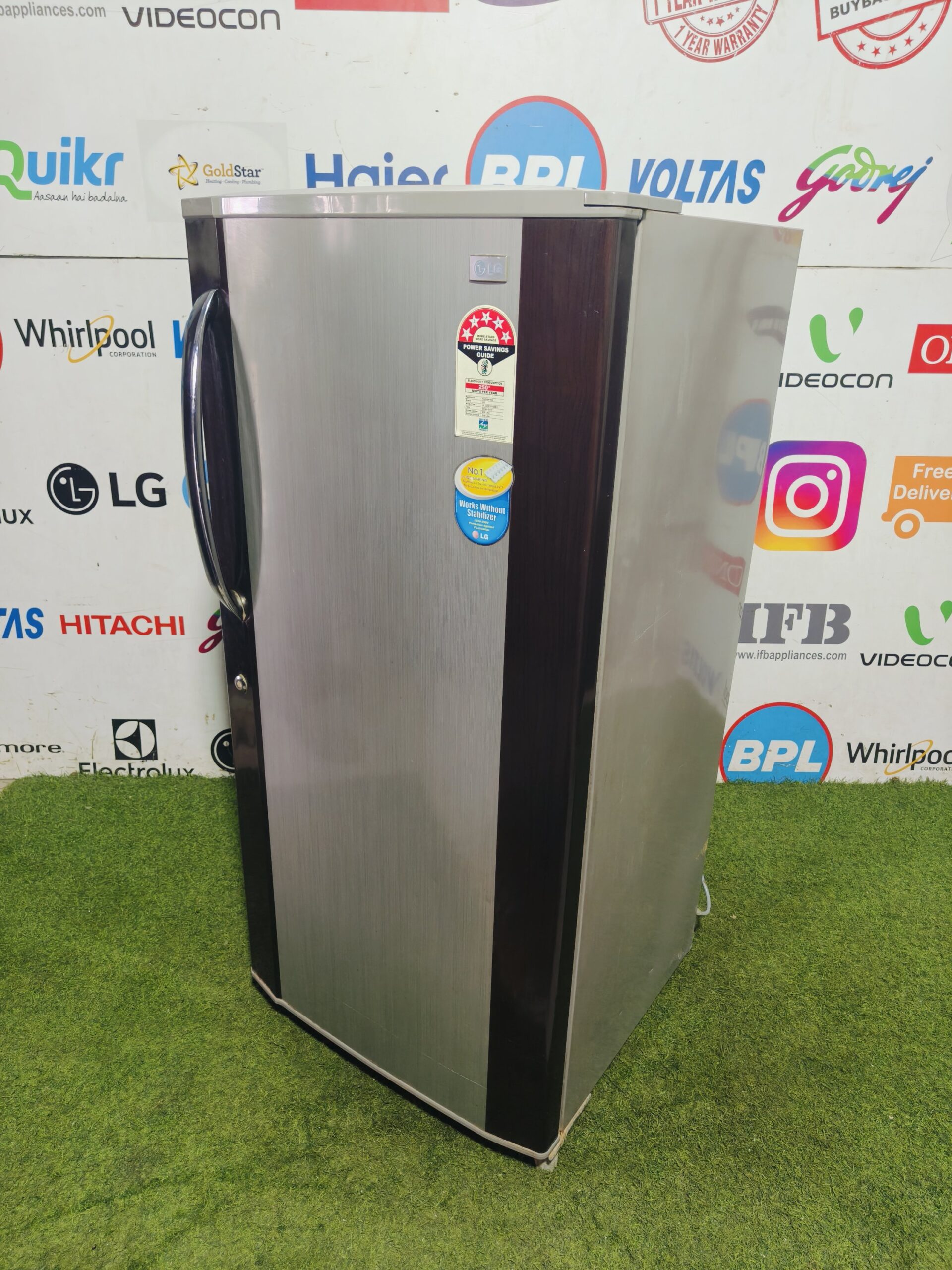 LG 5 star energy rating inbuilt stabiliser 190 lte gently used single door refrigerator (Refurbished) - Image 5