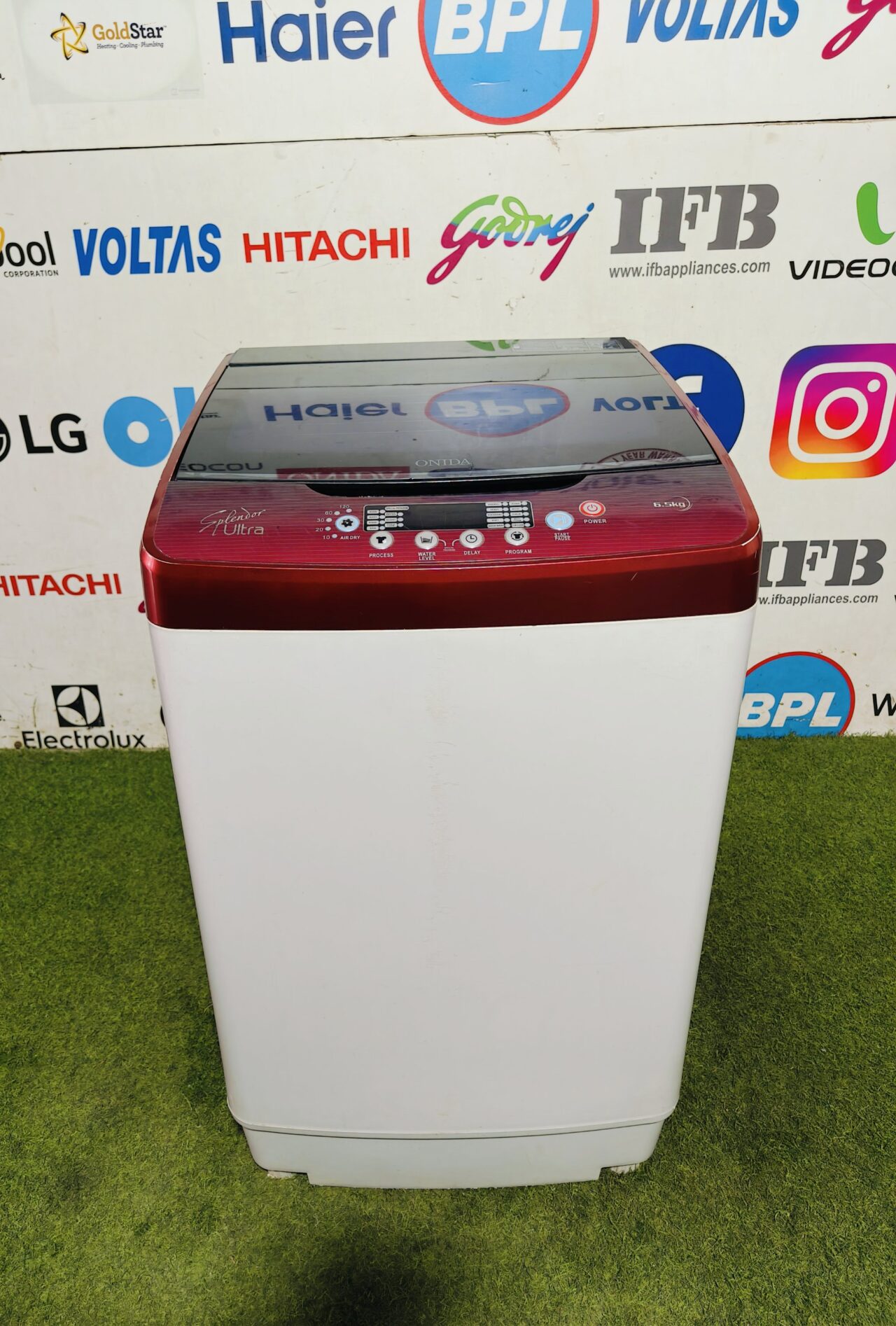 Onida splendor ultra 6.5 kg double colour fully automatic top load washing machine