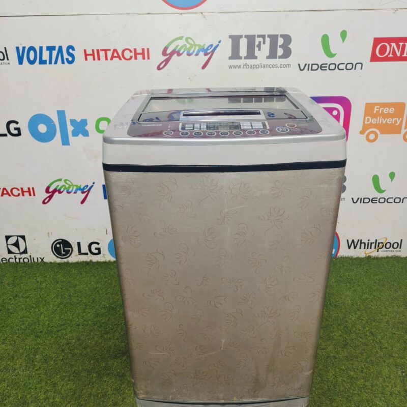 LG fuzzy logic turbo drum 6.5 kg fully automatic top load washing machine (Refurbished)
