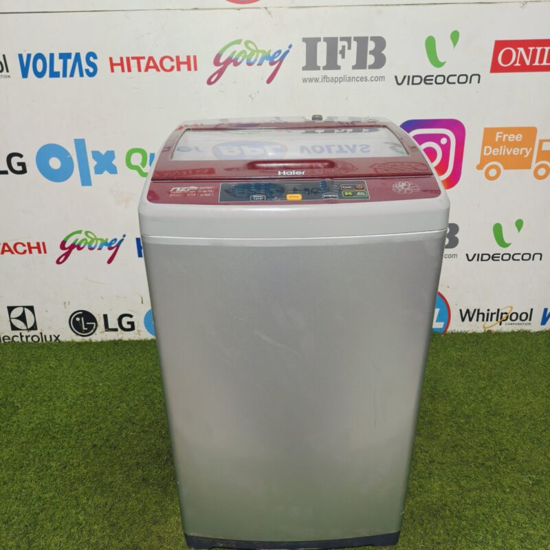 Haier nzp fuzzy 6.5 kg double colour fully automatic gently used top load washing machine (Refurbished)