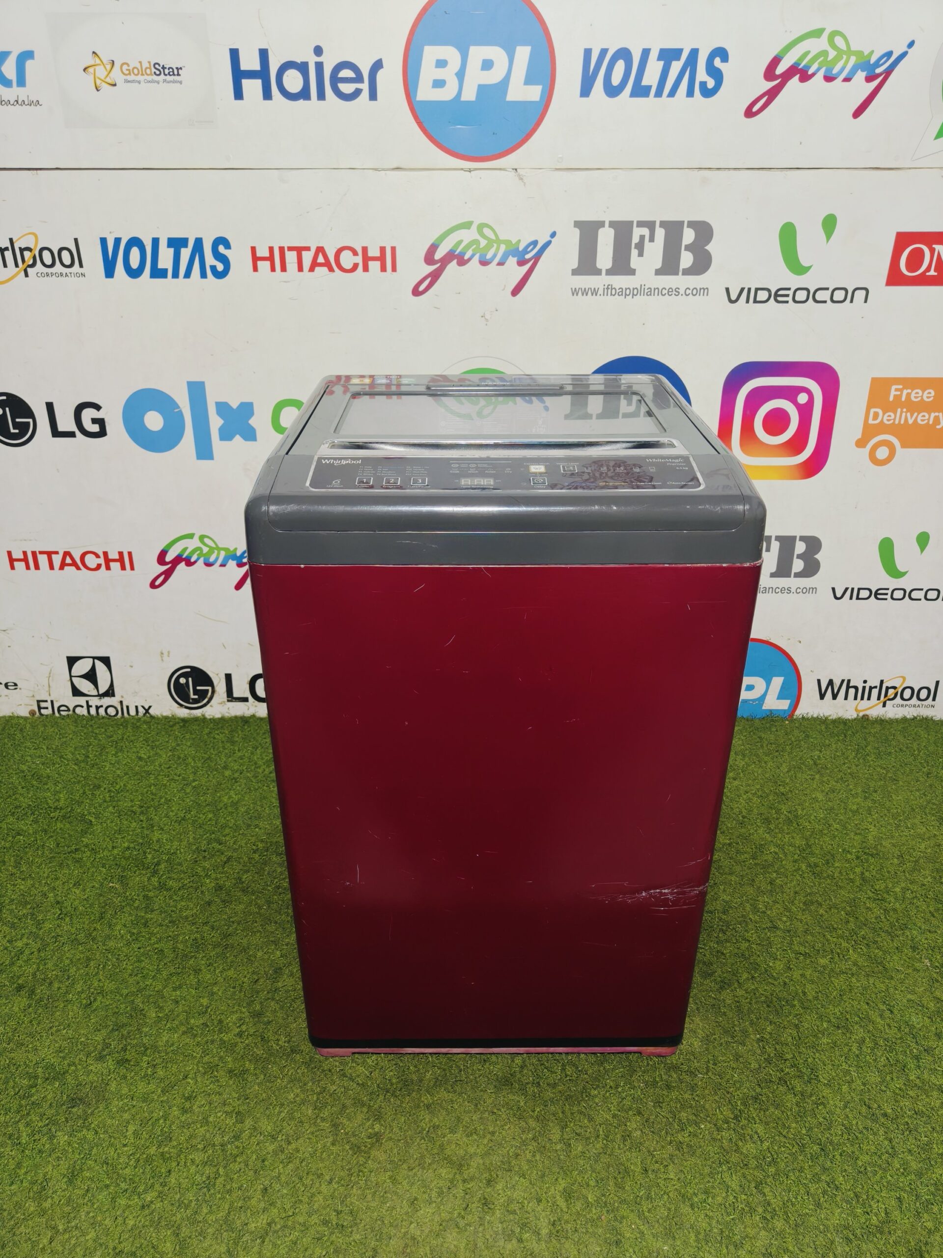 Whirlpool whitemagic premier 6.5 kg double colour fully automatic top load washing machine (Refurbished)