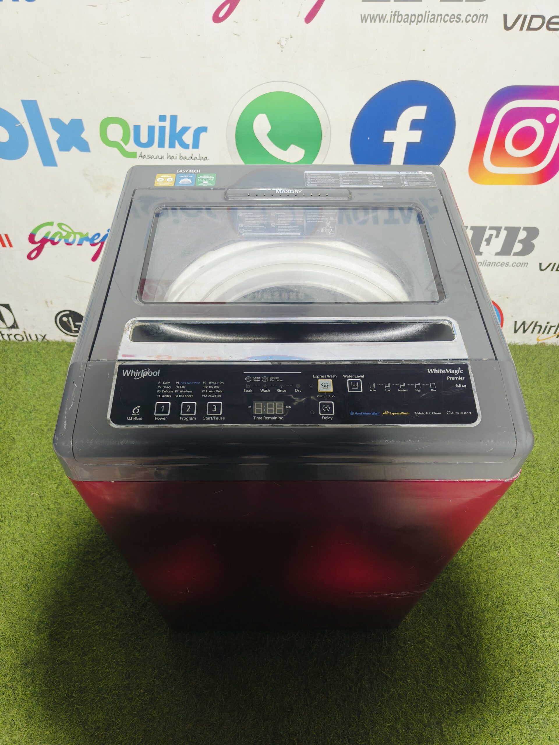 Whirlpool whitemagic premier 6.5 kg double colour fully automatic top load washing machine (Refurbished) - Image 2