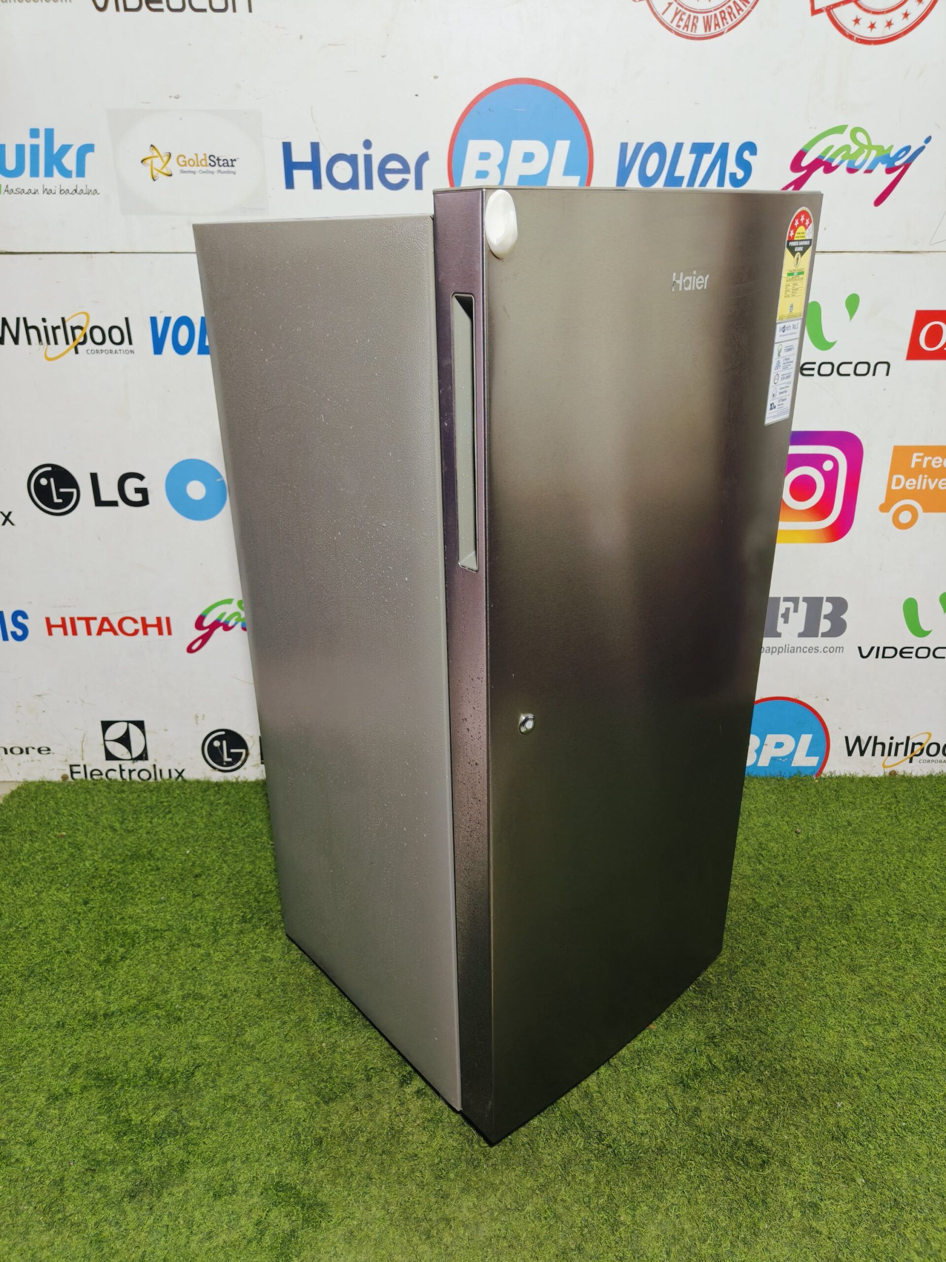 Haier home connect inverter 190 lte steel finish single door refrigerator - Image 5