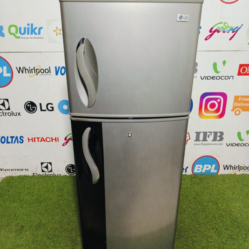 LG 4 star energy rating inbuilt stabiliser double colour 240 lte double door refrigerator (Refurbished)