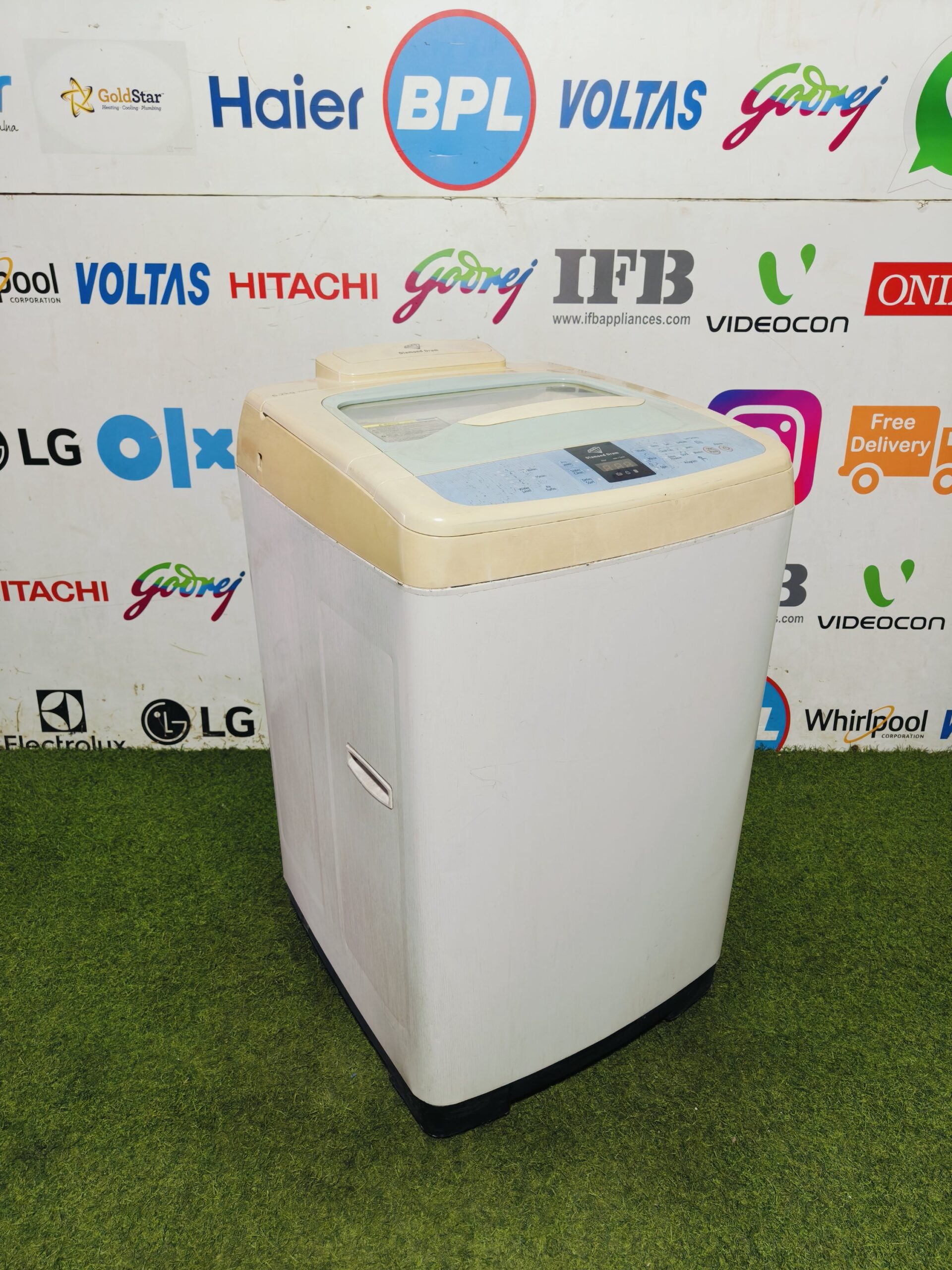 Samsung diamond drum 6.2 kg fully automatic top load washing machine (Refurbished) - Image 4