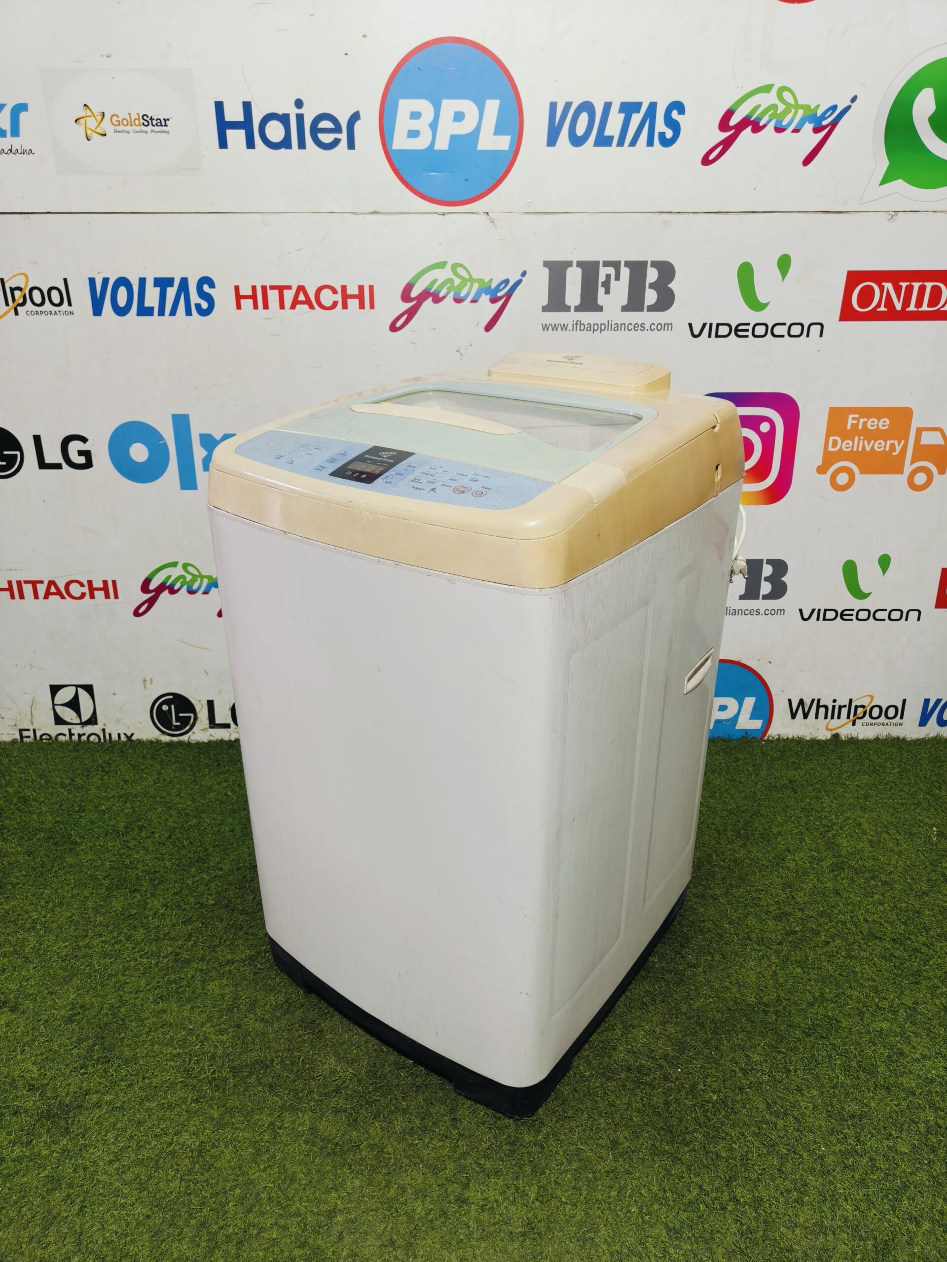 Samsung diamond drum 6.2 kg fully automatic top load washing machine (Refurbished) - Image 5