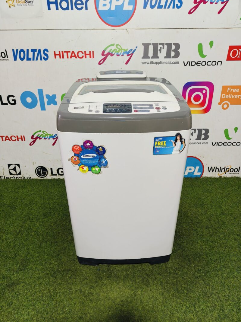 Samsung digital fuzzy logic control 6.2 kg fully automatic gently used top load washing machine (Refurbished)