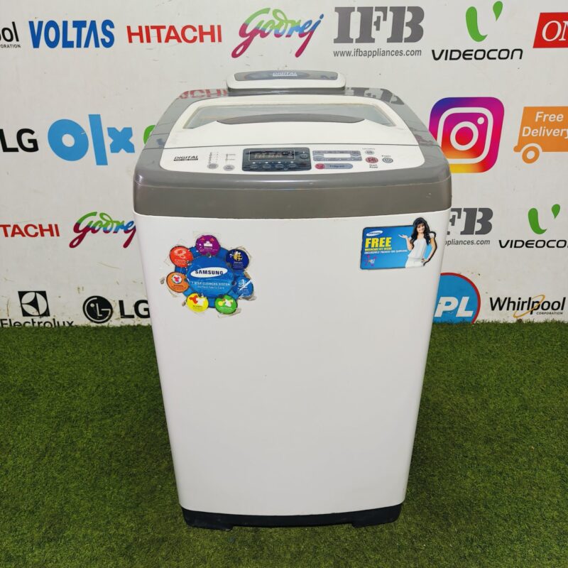 Samsung digital fuzzy logic control 6.2 kg fully automatic gently used top load washing machine (Refurbished)