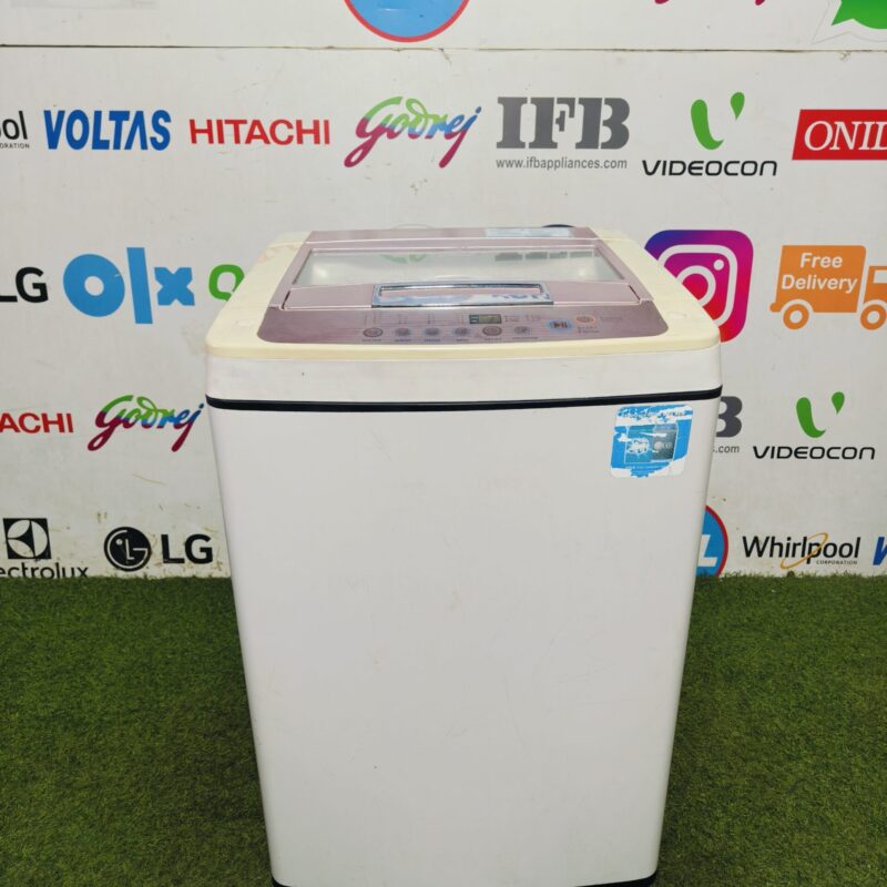 LG turbo drum 6 kg fully automatic top load washing machine (Refurbished)