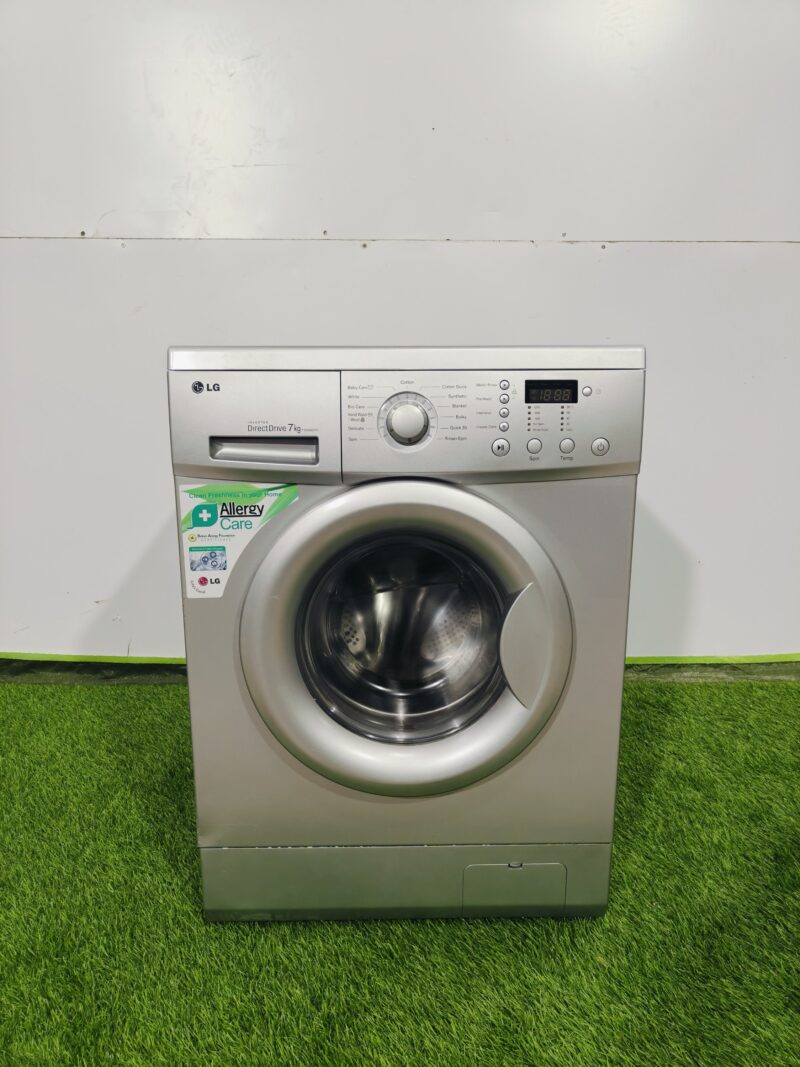 Refurbished – LG Digital Inverter Direct Drive 7 kg Silver Front Load | Allergy Care | Grade A | RW08