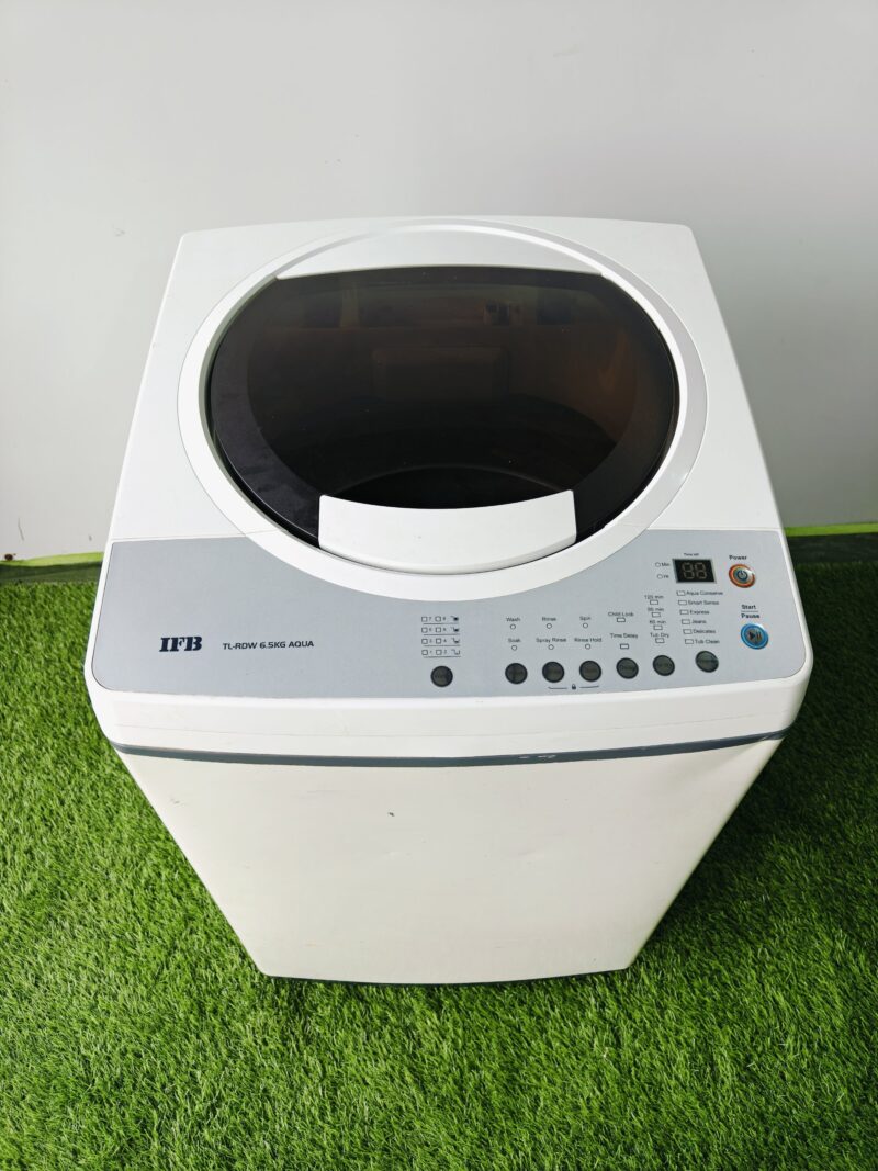 Pre Owned – IFB aqua 6.5 kg fully automatic gently used top load washing machine