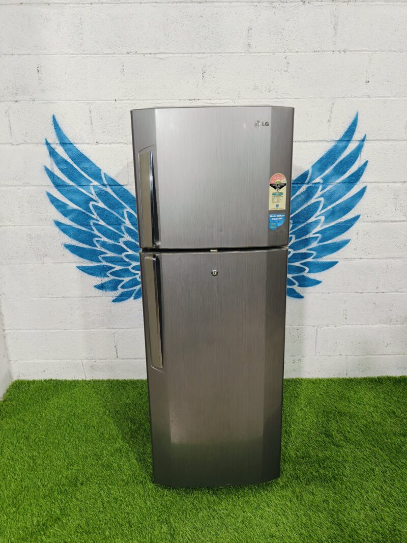 Lg 4 star energy rating inbuilt stabiliser grey in colour gently used 260 lte double door refrigerator