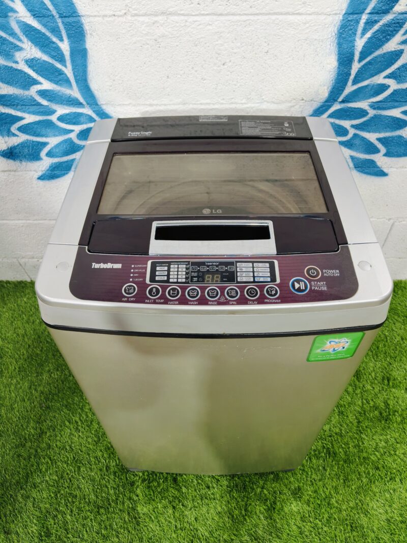 LG Fuzzy Logic Turbo Drum 6.5 kg Fully Automatic Top Load Washing Machine – Gently Used and Reliable.