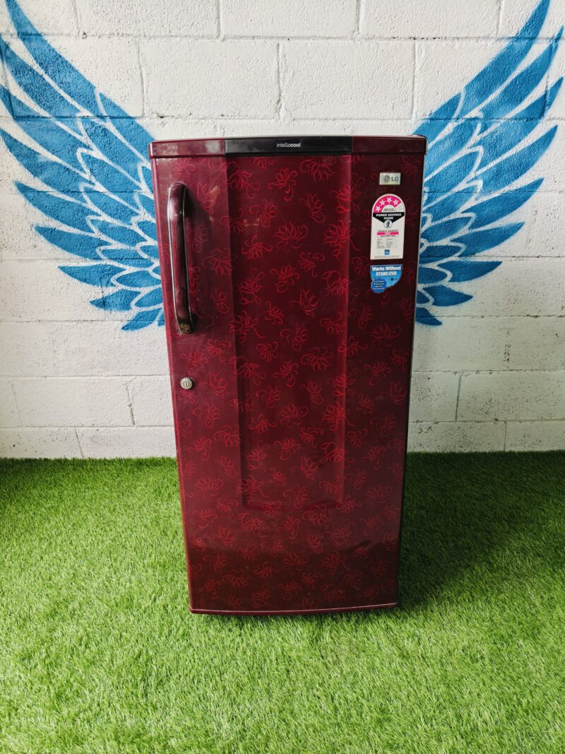 Lg 4 star energy rating inbuilt stabiliser flower model 190 lte single door refrigerator
