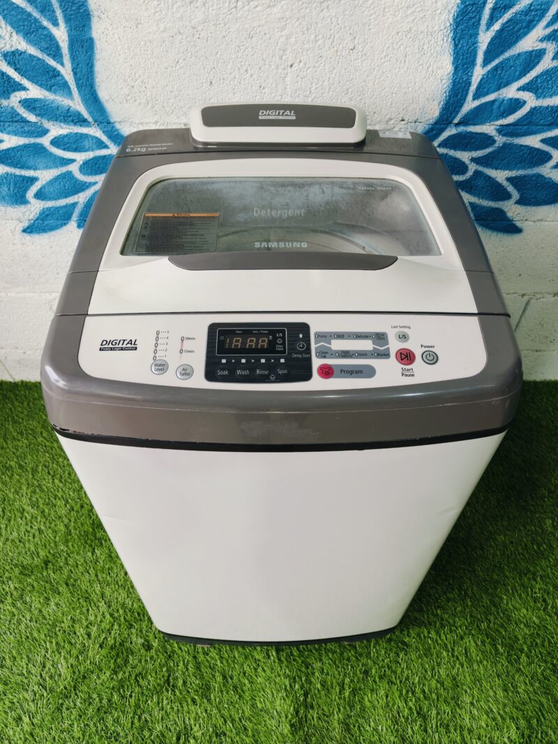 Samsung digital fuzzy logic control 6.2 kg double colour fully automatic top load washing machine
