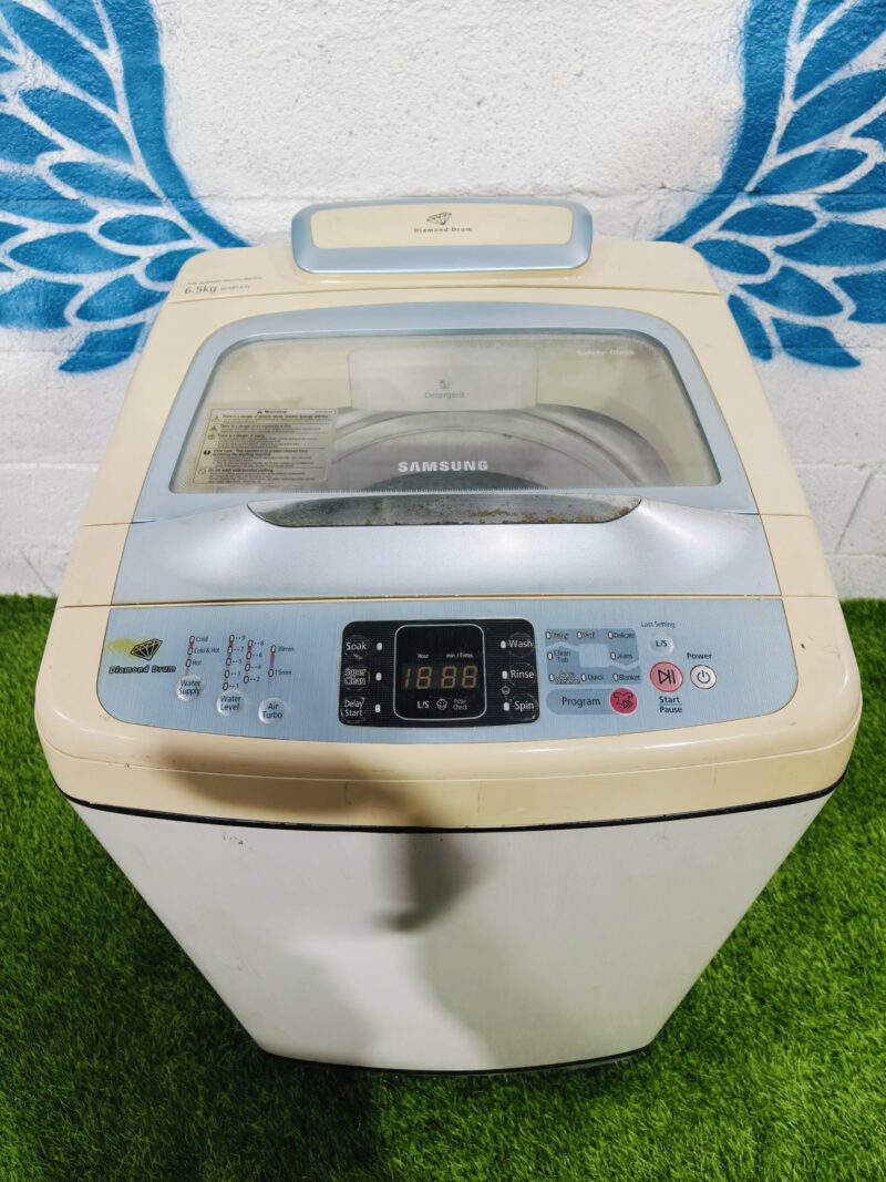 Samsung daimond drum 6.5 kg fully automatic top load washing machine