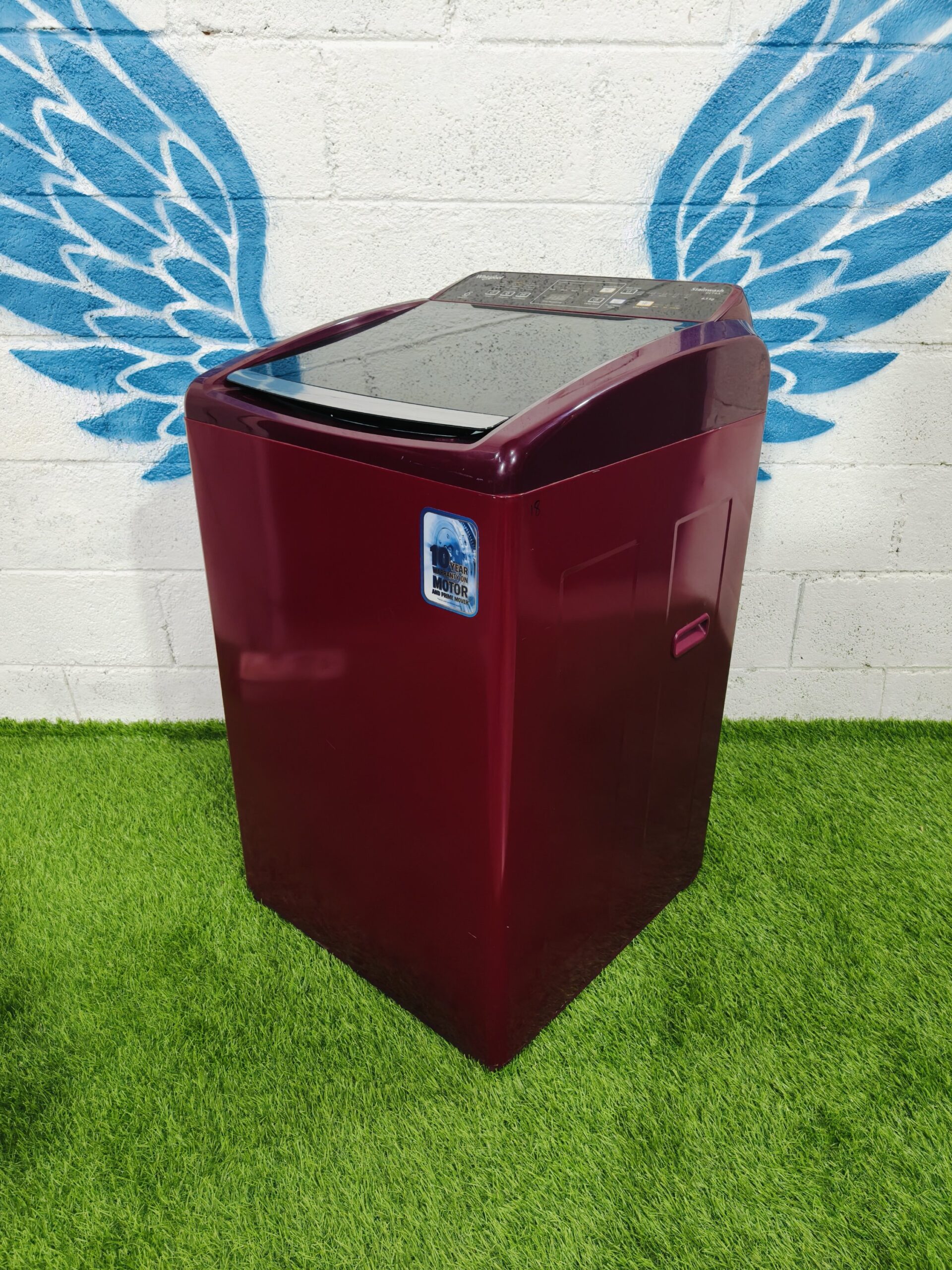 Whirlpool 6th sense stain wash ultra 6.5 kg fully automatic gently used top load washing machine - Image 4