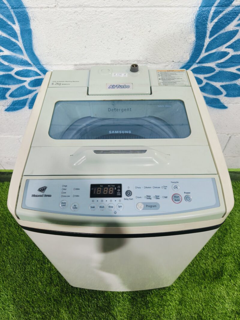 Samsung daimond drum air turbo 6.2 kg Fully automatic gently used top load washing machine