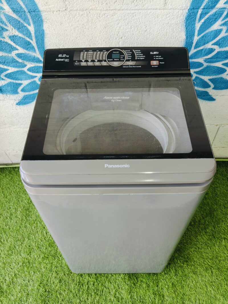 Panasonic active foam 6.2 kg Fully automatic gently used top load washing machine