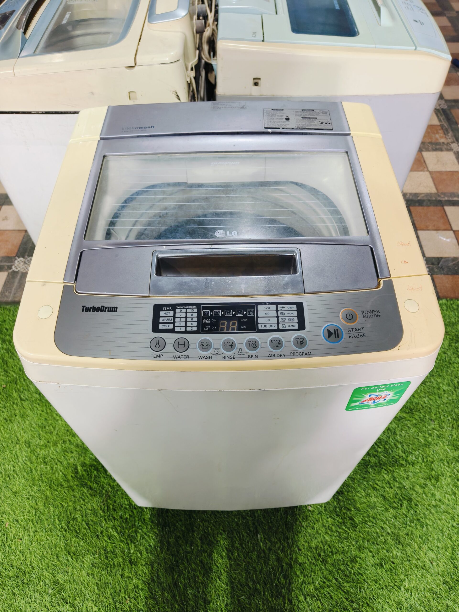 LG intello wash turbo drum 6.5 kg fully automatic top load washing machine - Image 2