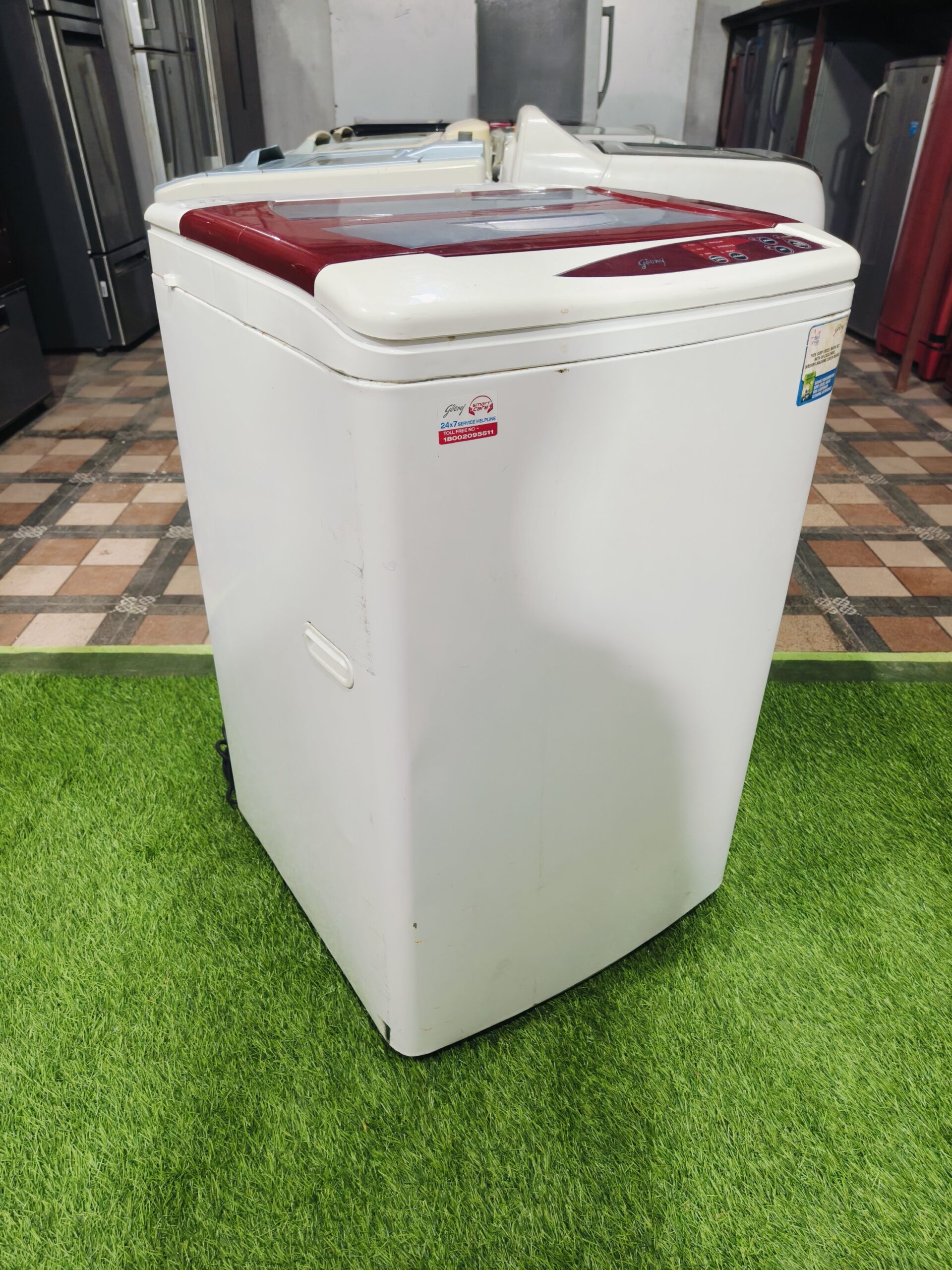 Godrej fuzzy logic 6.2 kg double colour fully automatic top load washing machine - Image 5