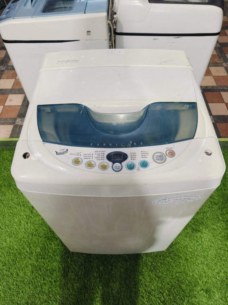 LG fabri care turbo drum 6 kg fully automatic top load washing machine