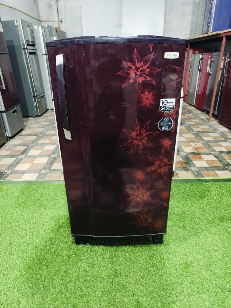 Godrej edge sx 5 star rating 190 ltr gently used single door refrigerator