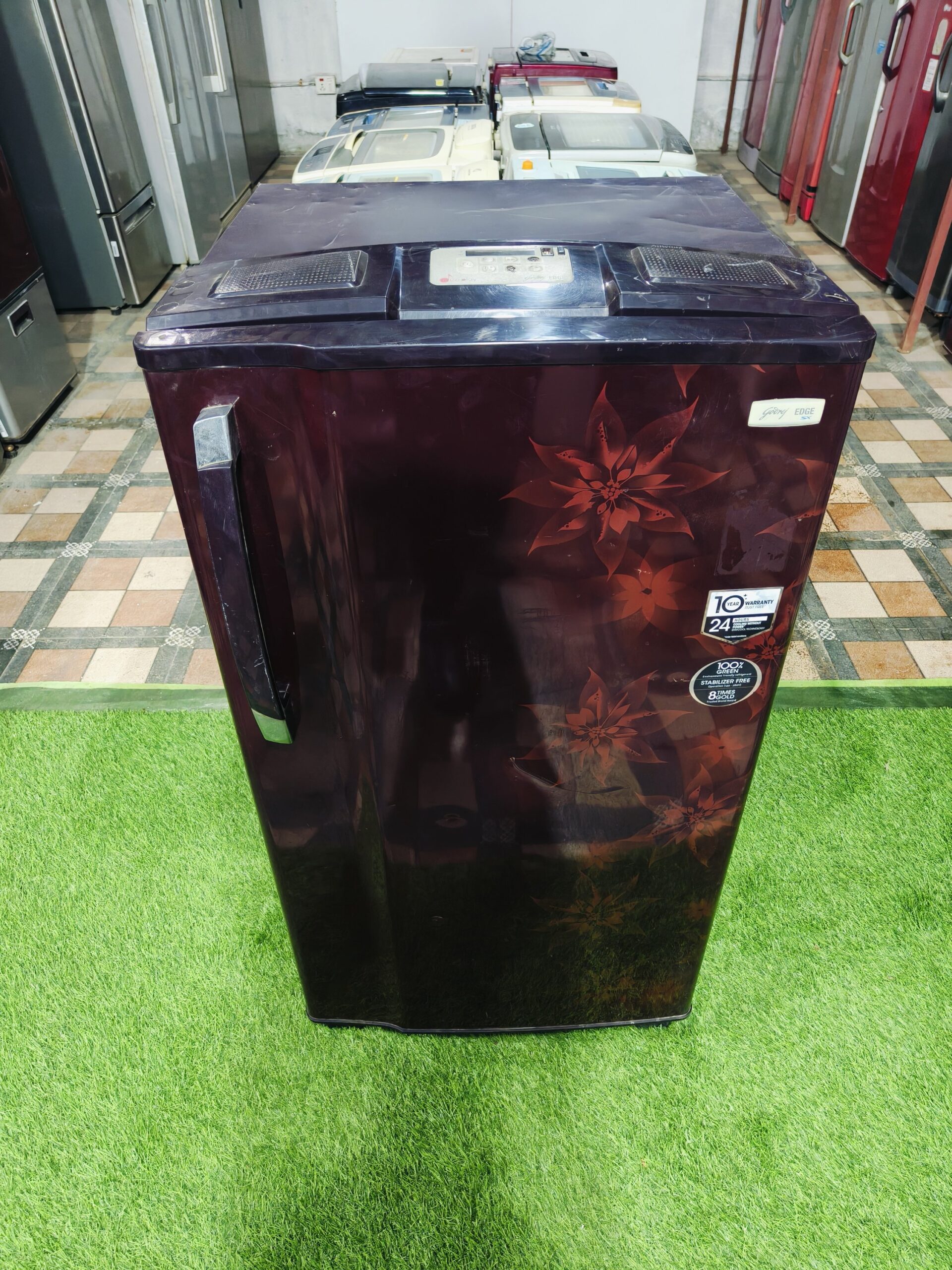 Godrej edge sx 5 star rating 190 ltr gently used single door refrigerator - Image 2