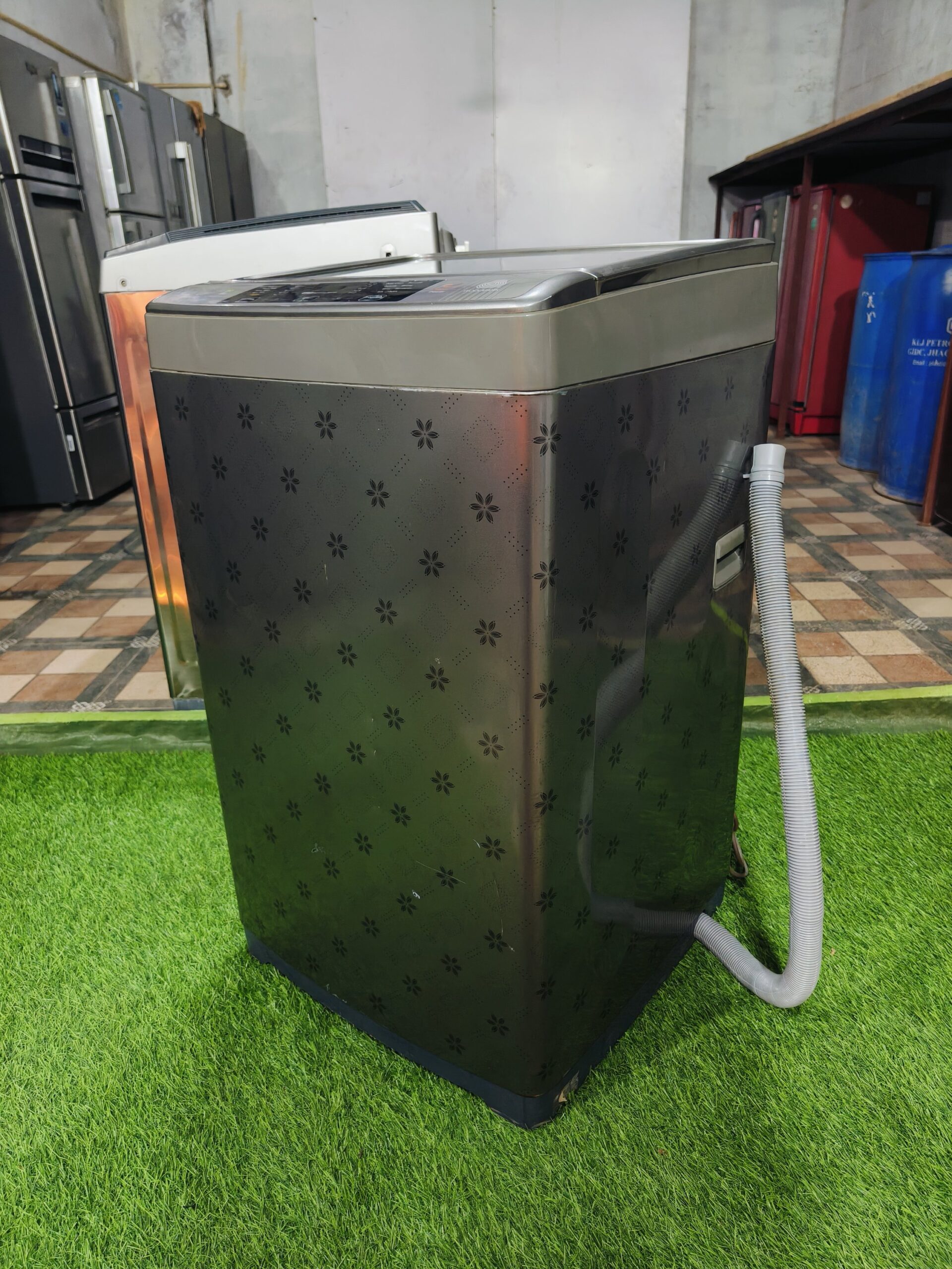 Haier woolmark jet wash 7 kg fully automatic gently used top load flower model washing machine - Image 5