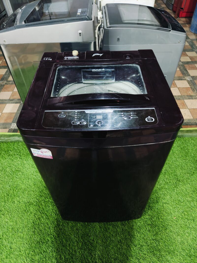 Godrej dac + technology 6.5 kg gently used fully automatic top load washing machine