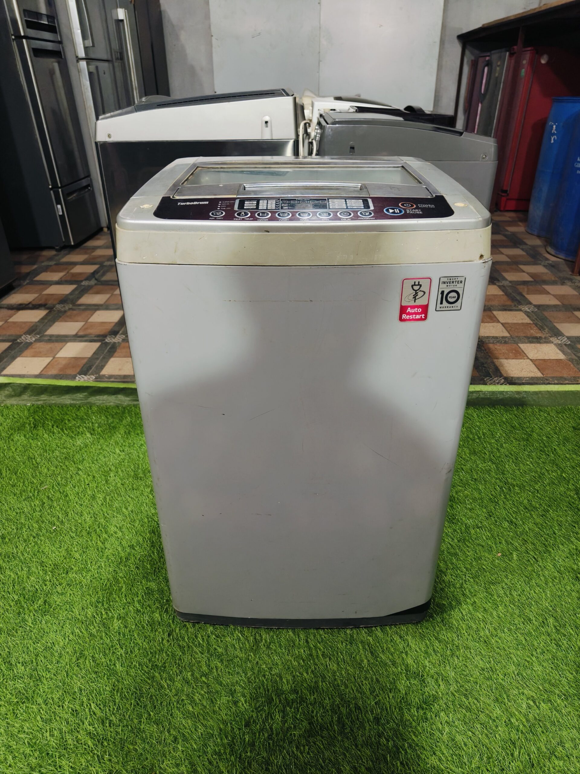 LG intello wash turbo drum 6.5 kg fully automatic top load washing machine