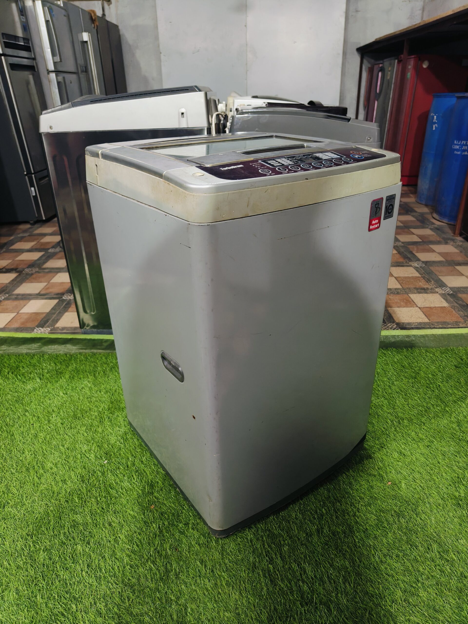 LG intello wash turbo drum 6.5 kg fully automatic top load washing machine - Image 5