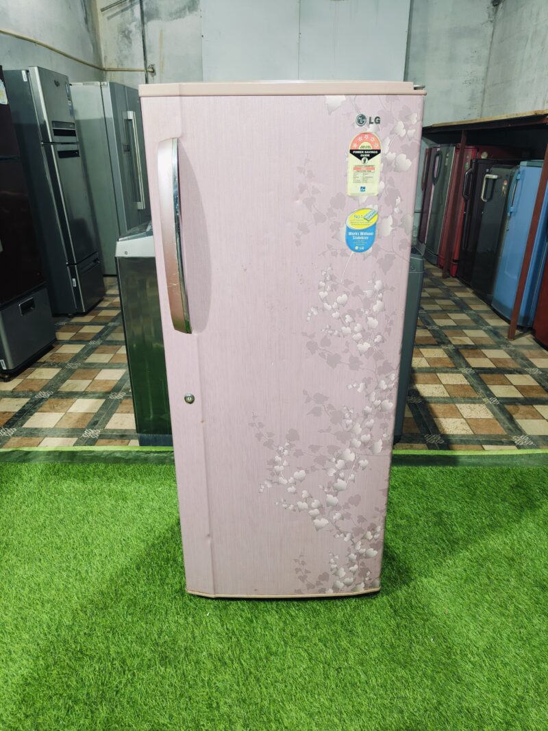 LG 5 star energy rating pink flower model 220 ltr single door refrigerator